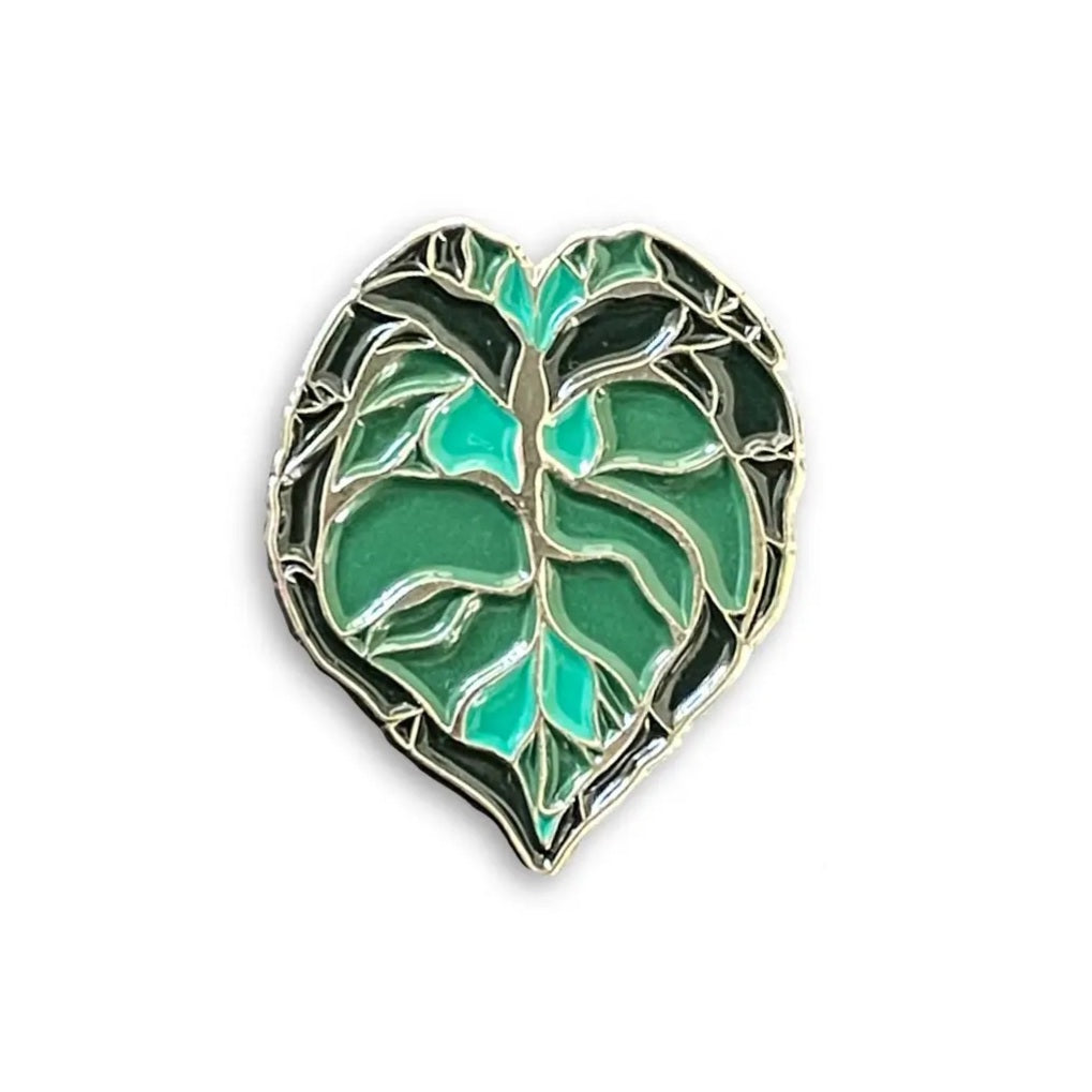 Anthurium Clarinervium Enamel Lapel Pin