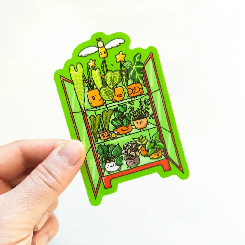 Glass Ikea Greenhouse Vinyl Houseplant Sticker