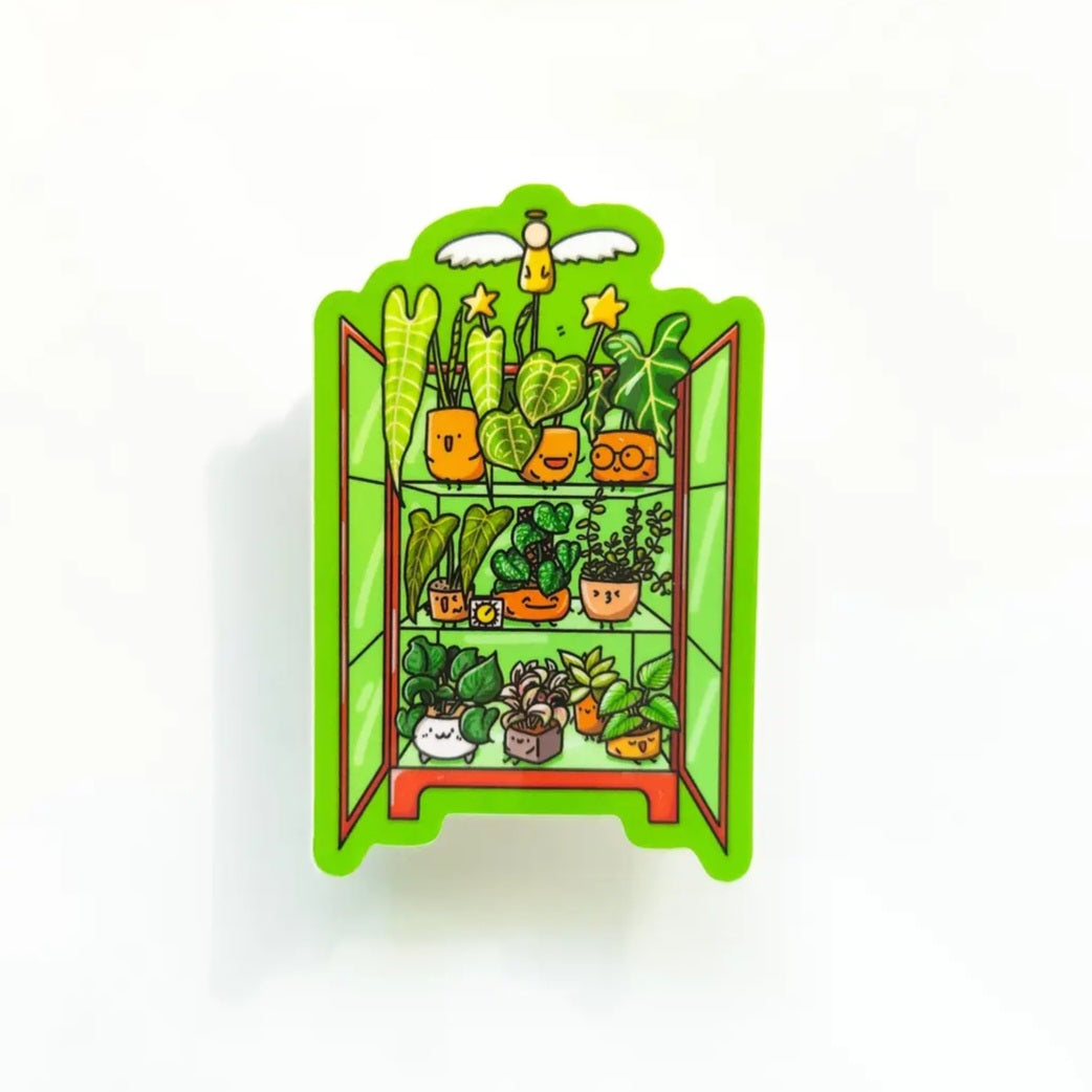 Glass Ikea Greenhouse Vinyl Houseplant Sticker