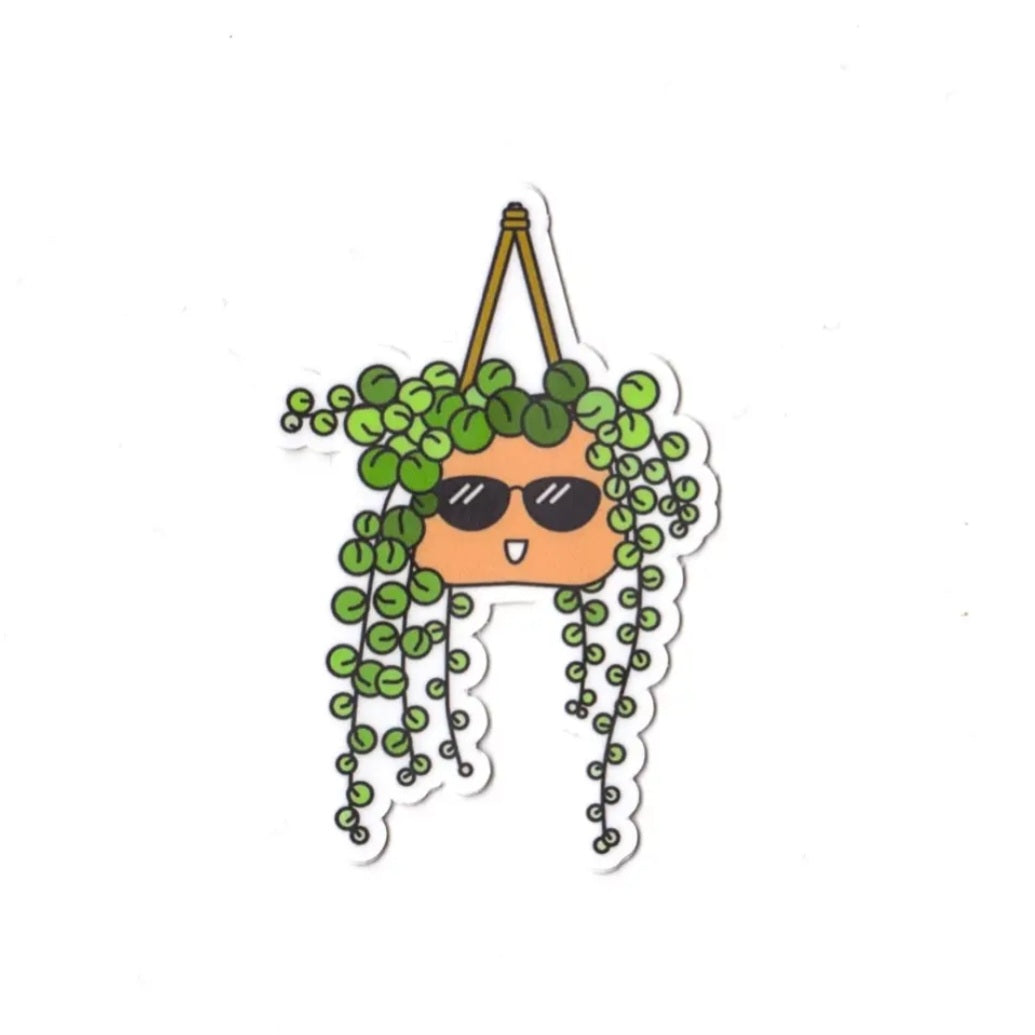 String of Pearls Vinyl Houseplant sticker by Home by Faith