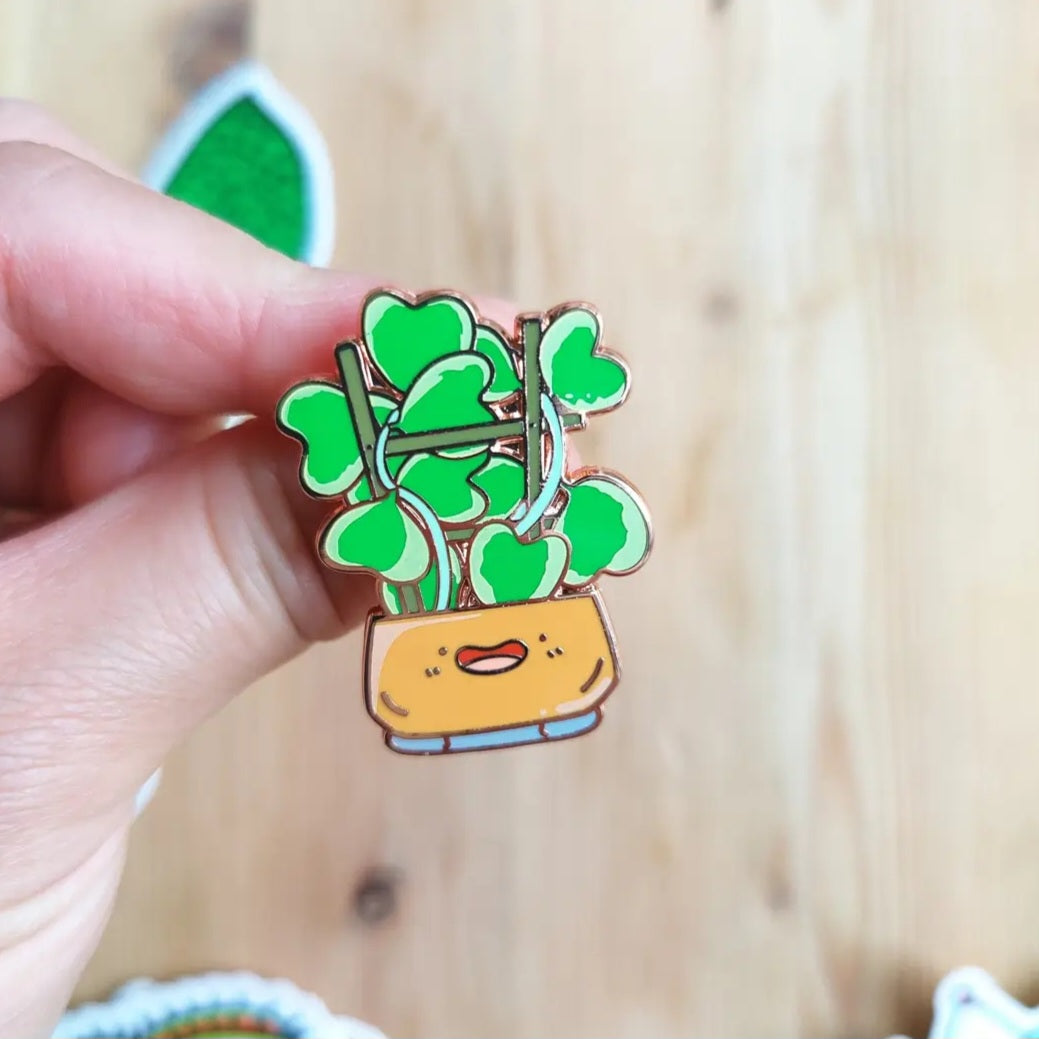 Variegated Hoya Kerrii Plant Buddies Houseplant Enamel Pin