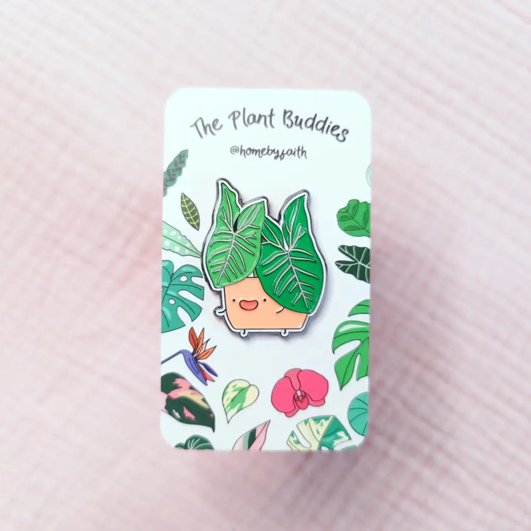 Syngonium Houseplant Enamel Pin