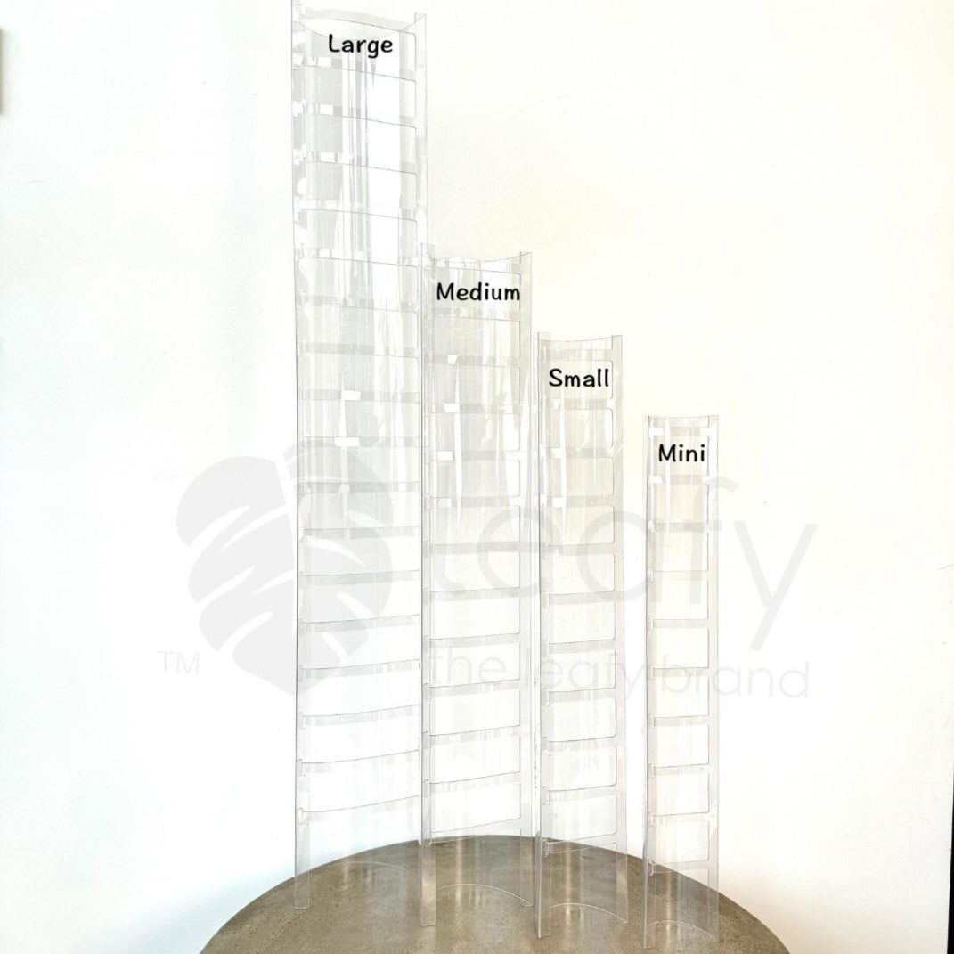 NEW The Leafy Brand 3.0 Moss Poles - CLEAR